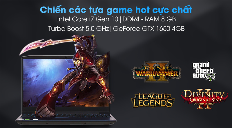 Laptop Lenovo Gaming 15IMH05 i7