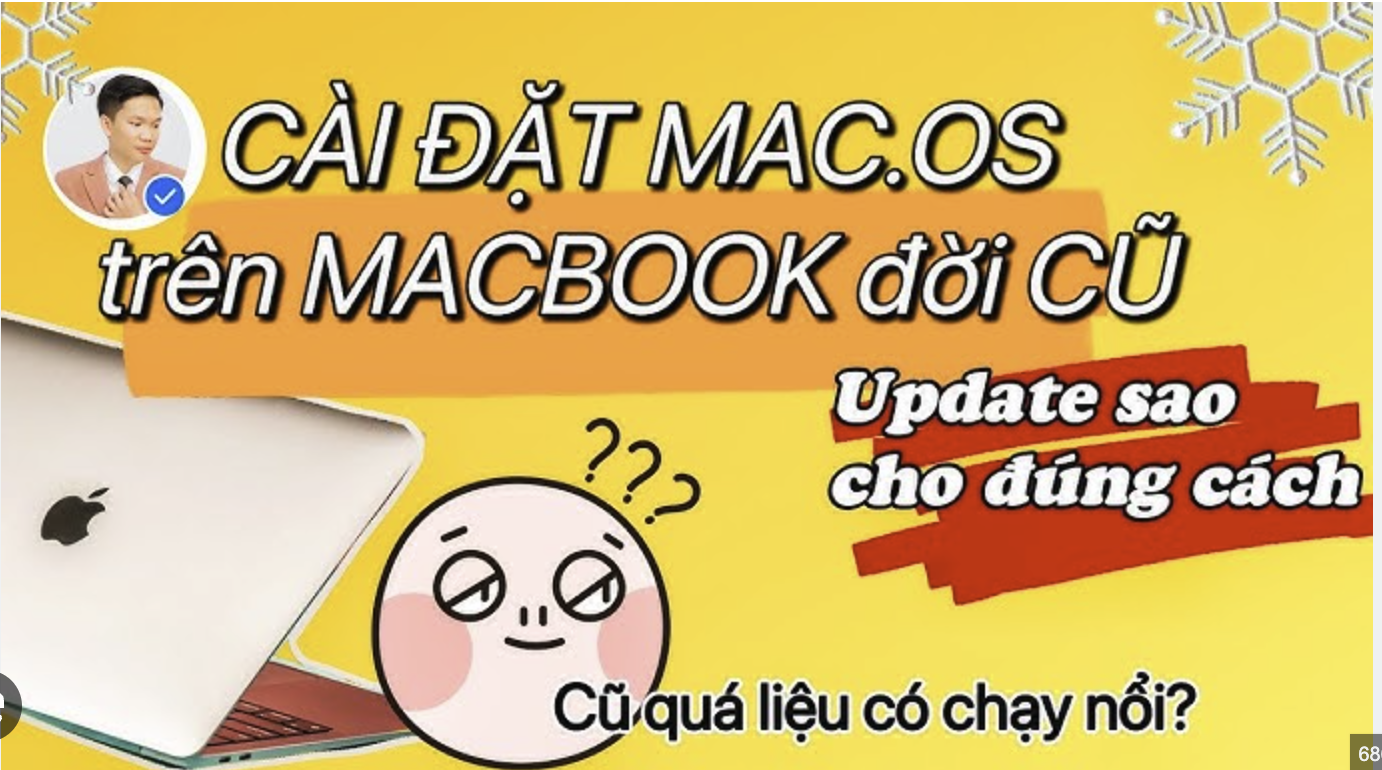 Dịch vụ nâng cấp macOS cho MacBook đời cũ (không còn được Apple hỗ trợ) 